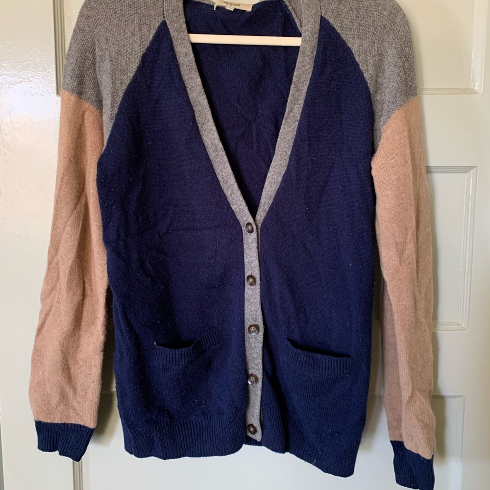 Madewell Colorblock Cardigan